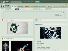 Tablet Screenshot of es-car.deviantart.com