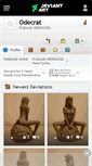Mobile Screenshot of odecrat.deviantart.com