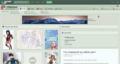 Desktop Screenshot of 1000oclock.deviantart.com