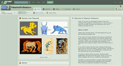 Desktop Screenshot of pokemonprofessors.deviantart.com