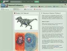 Tablet Screenshot of pokemonprofessors.deviantart.com