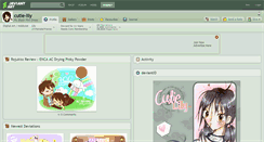 Desktop Screenshot of cutie-lily.deviantart.com