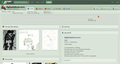 Desktop Screenshot of bigbaddabookworm.deviantart.com