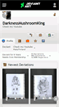 Mobile Screenshot of darknessmushroomking.deviantart.com