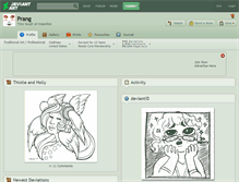 Tablet Screenshot of prang.deviantart.com