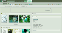 Desktop Screenshot of monster-art.deviantart.com