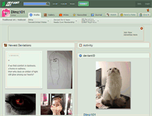 Tablet Screenshot of dimz101.deviantart.com