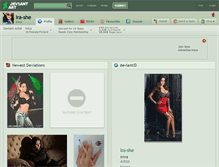 Tablet Screenshot of ira-she.deviantart.com