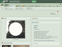 Tablet Screenshot of betani.deviantart.com