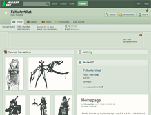 Tablet Screenshot of felixmertikat.deviantart.com