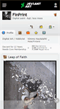 Mobile Screenshot of finprint.deviantart.com