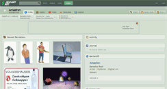 Desktop Screenshot of amadron.deviantart.com