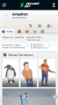 Mobile Screenshot of amadron.deviantart.com