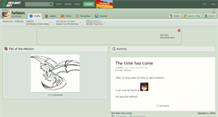 Desktop Screenshot of hellsion.deviantart.com