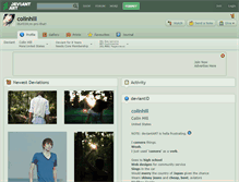 Tablet Screenshot of colinhill.deviantart.com