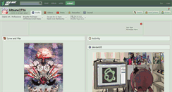 Desktop Screenshot of kitsune2736.deviantart.com