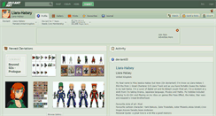 Desktop Screenshot of liara-halsey.deviantart.com
