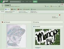 Tablet Screenshot of manga14.deviantart.com