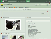 Tablet Screenshot of pompus0piyoto.deviantart.com