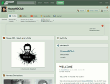 Tablet Screenshot of housemdclub.deviantart.com