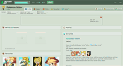 Desktop Screenshot of pokemon-yellow.deviantart.com