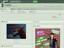 Tablet Screenshot of maudrake.deviantart.com