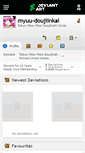 Mobile Screenshot of myuu-doujiinkai.deviantart.com