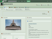 Tablet Screenshot of pomme-de-terre.deviantart.com