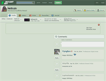 Tablet Screenshot of neltruin.deviantart.com