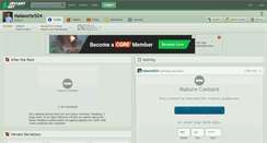 Desktop Screenshot of malasorte504.deviantart.com