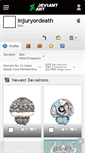 Mobile Screenshot of injuryordeath.deviantart.com