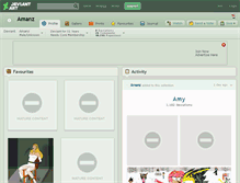 Tablet Screenshot of amanz.deviantart.com