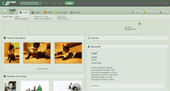 Desktop Screenshot of ceaz.deviantart.com