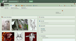 Desktop Screenshot of hlomika.deviantart.com
