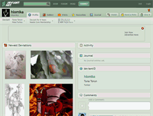 Tablet Screenshot of hlomika.deviantart.com