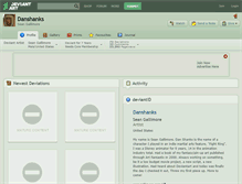 Tablet Screenshot of danshanks.deviantart.com