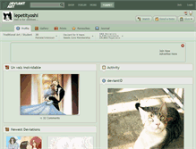 Tablet Screenshot of lepetityoshi.deviantart.com