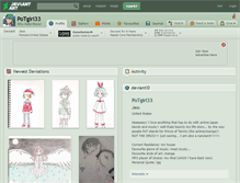 Tablet Screenshot of potgirl33.deviantart.com