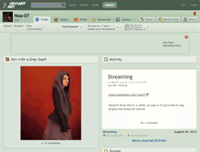 Tablet Screenshot of noa-07.deviantart.com