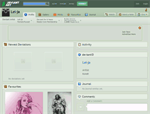 Tablet Screenshot of lei-ja.deviantart.com