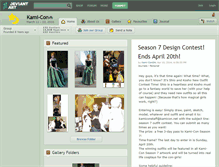 Tablet Screenshot of kami-con.deviantart.com