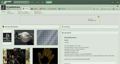 Desktop Screenshot of krystalhotness.deviantart.com