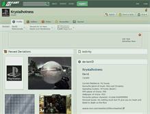 Tablet Screenshot of krystalhotness.deviantart.com