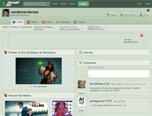 Tablet Screenshot of nandomendonssa.deviantart.com