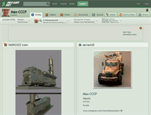 Tablet Screenshot of max-cccp.deviantart.com