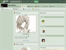 Tablet Screenshot of go-anime.deviantart.com