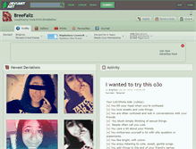 Tablet Screenshot of breefailz.deviantart.com