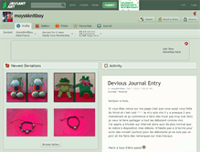 Tablet Screenshot of moys6knitboy.deviantart.com