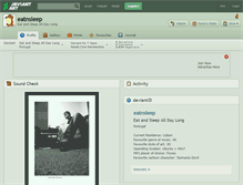 Tablet Screenshot of eatnsleep.deviantart.com