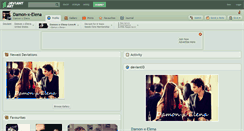 Desktop Screenshot of damon-x-elena.deviantart.com